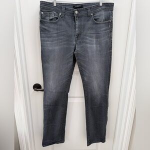 Fidelity Men's Charcoal Straight Jeans